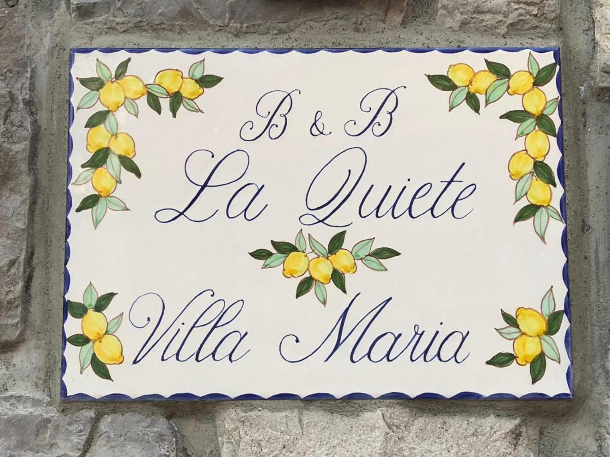 B&B La Quiete Massa Lubrense Εξωτερικό φωτογραφία